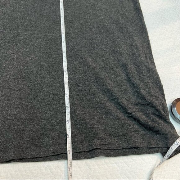 THE Girlfriend Tee🖤Mock Turtleneck Grey Long Sleeve Top Size 1X - Picture 6 of 10